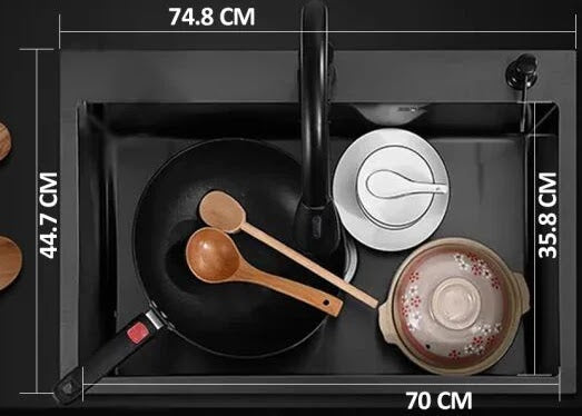 Set chiuveta si baterie tip lebada pentru bucatarie, multifunctionala Glorio