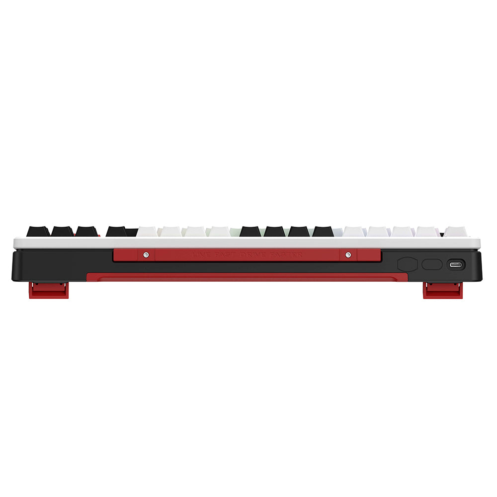 Havit - Gaming Keyboard (KB902L) - USB-C, with RGB Lights, 1.8m, 200mA - Black / White / Red Glorio