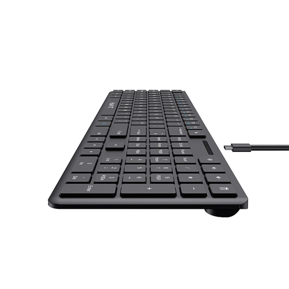 Havit - Wired Keyboard (KB252) - USB-C, 300mA, 1.5m, 5V - Black Glorio