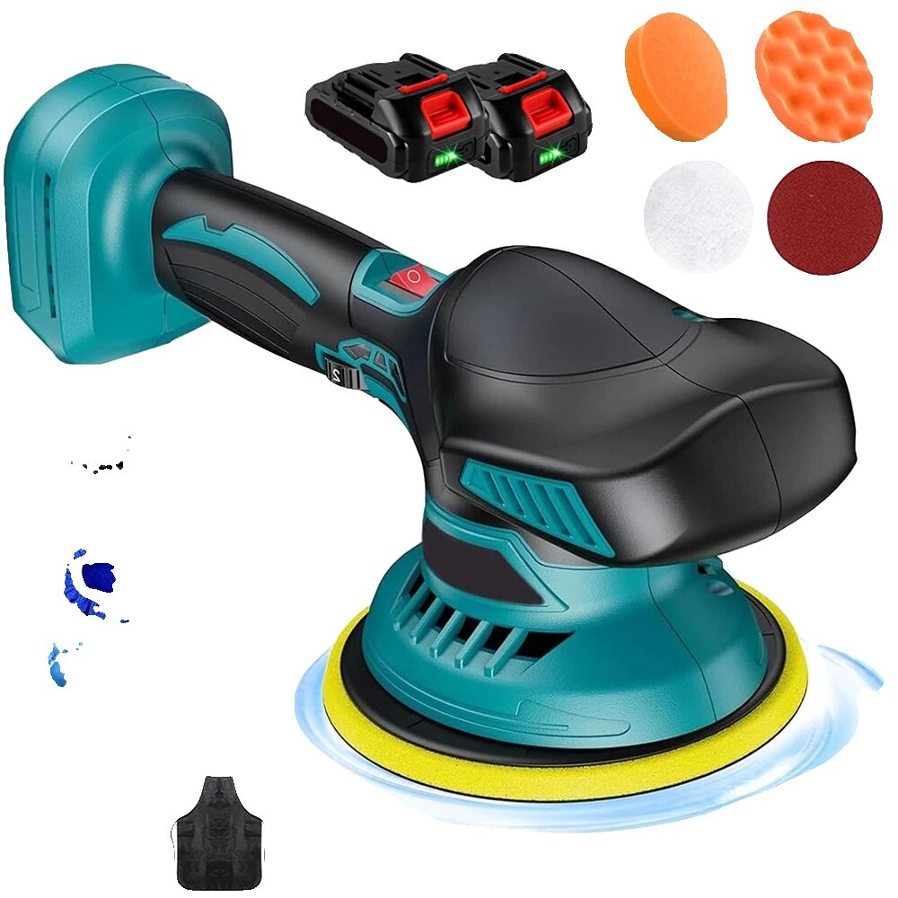 Aparat Polish Auto cu 2 acumulatori 36V, fara fir, portabil Glorio