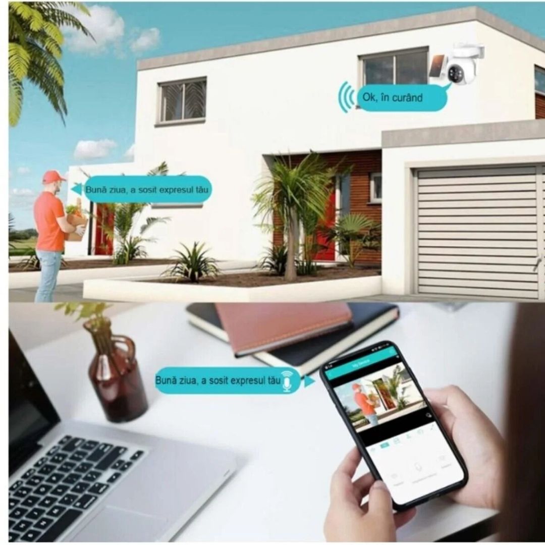 Camera de Securitate 4G Rotativa Full HD 5 MP Glorio