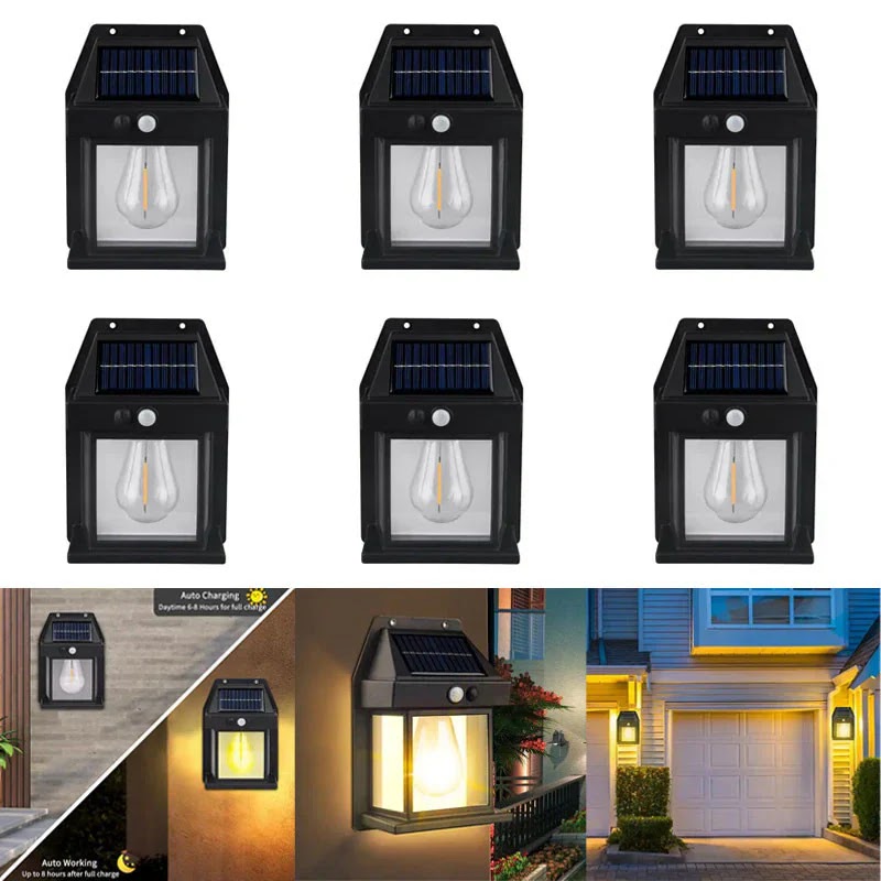 SET 6 LAMPI SOLARE LED RETRO Glorio