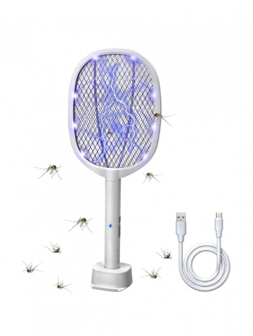 1+1 GRATIS Paleta electrica anti-insecte, incarcare USB Glorio