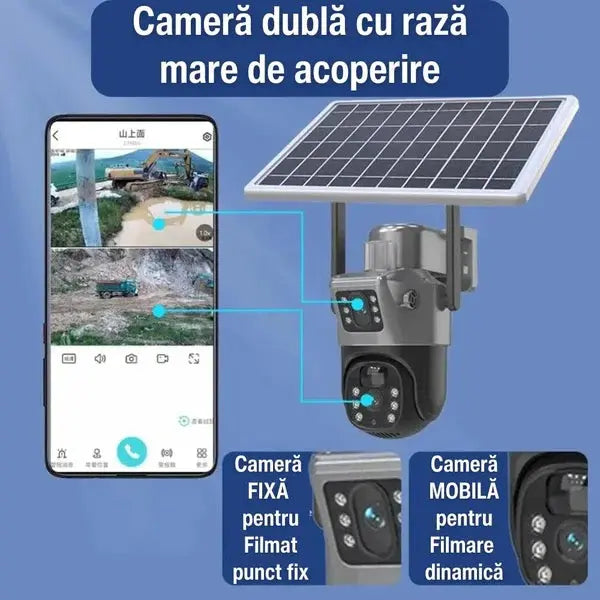 CAMERA LENSO DUBLA CU CARD Glorio
