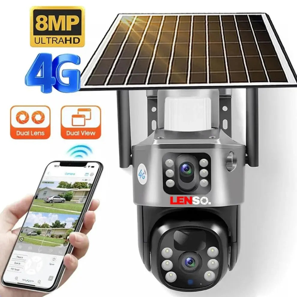 CAMERA LENSO DUBLA 4G+CARD 64GB Glorio
