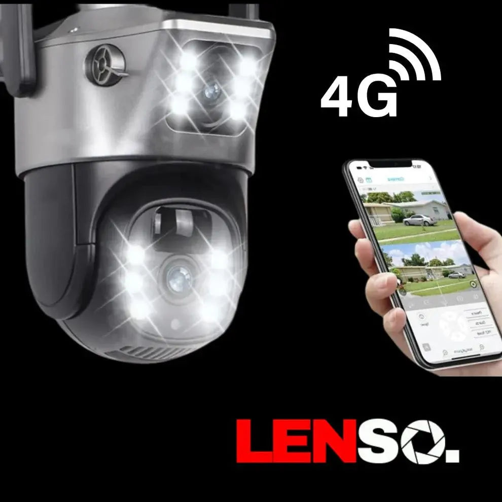 CAMERA LENSO DUBLA 4G+CARD 64GB Glorio