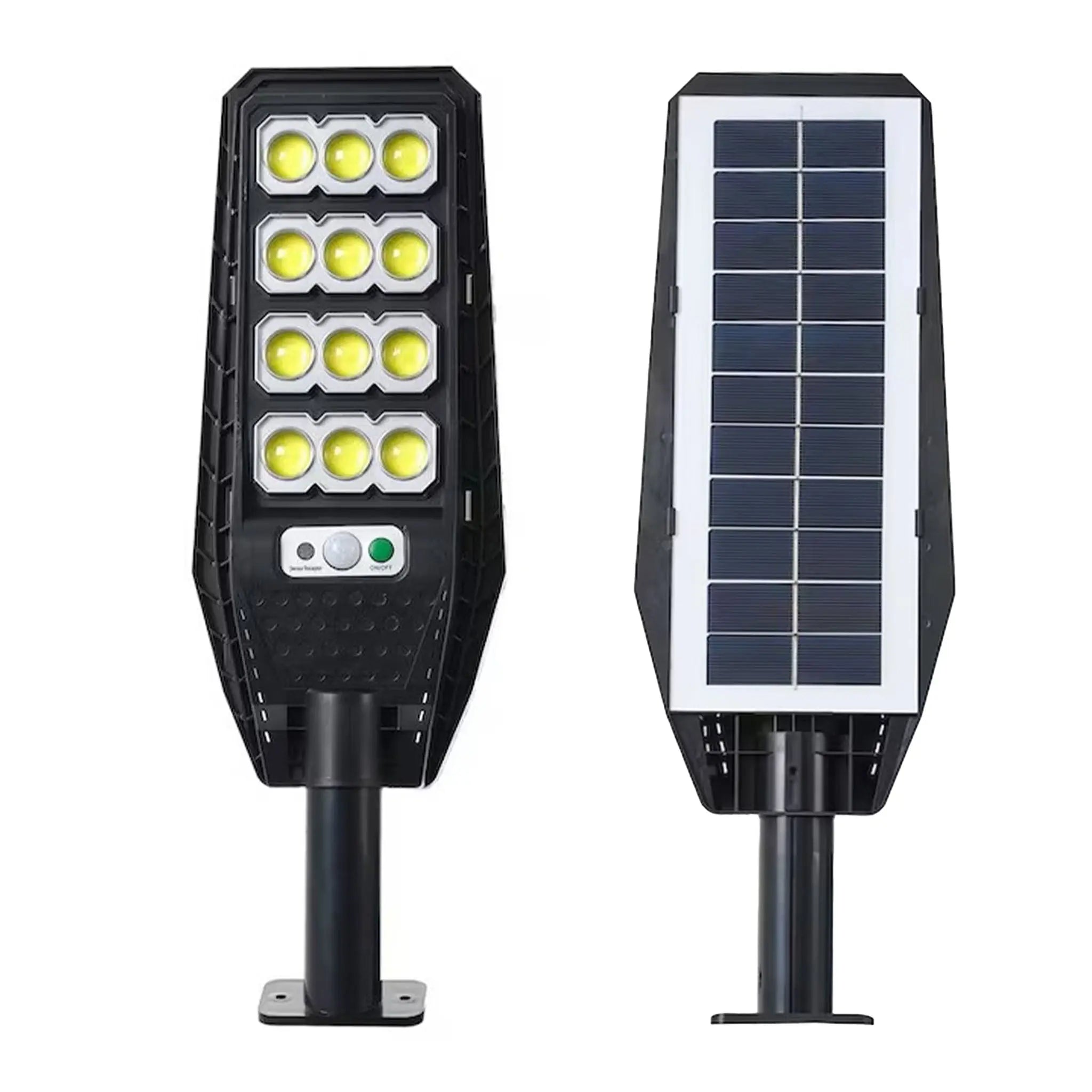 Pachet 4x Lampa Solara Jortan 400COB 12 Celule 264LED Circular IP67 Senzor de Miscare Glorio