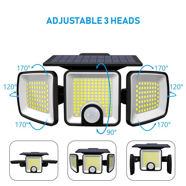 SET 2X LAMPA SOLARA 3 DIRECTII Glorio