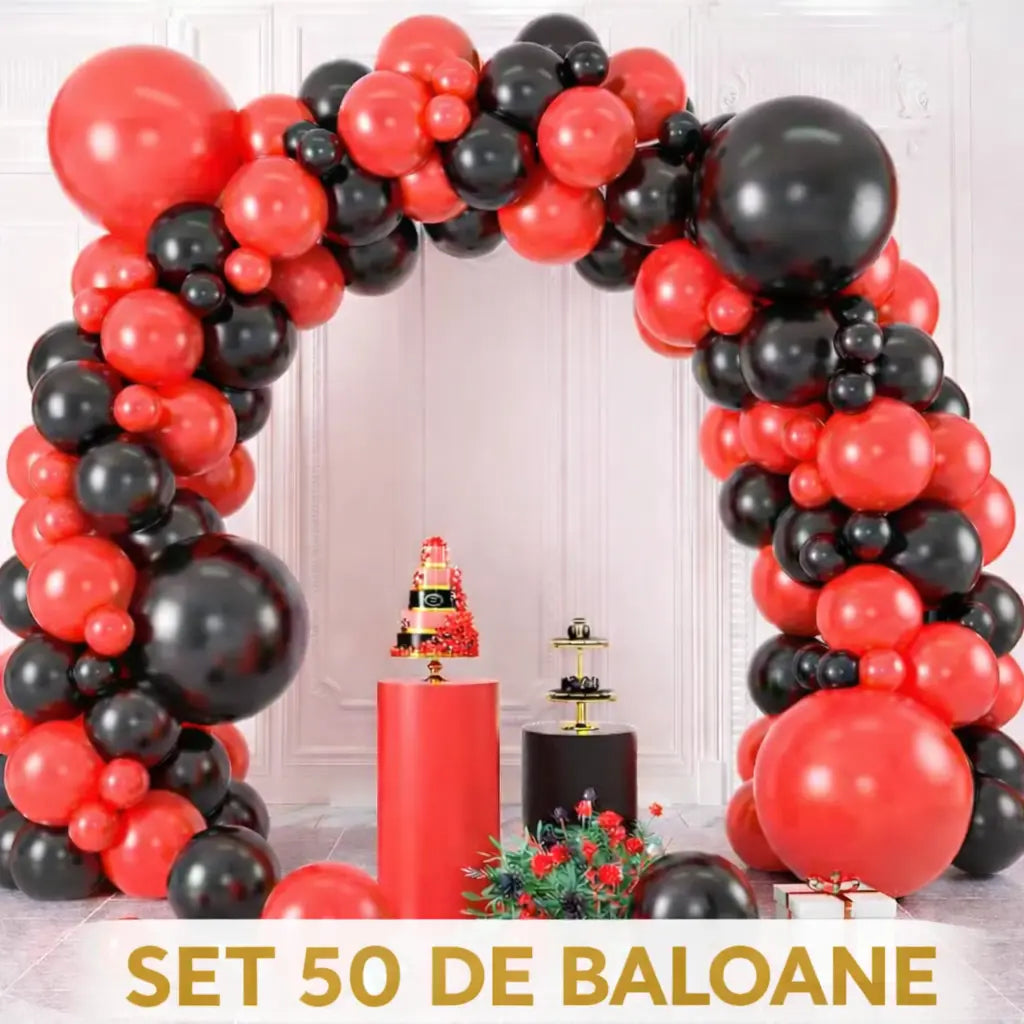 SET 50 BALOANE DIN FOLIE ROTUNDE Glorio