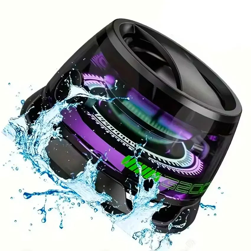 Boxa Bluetooth G200 Portabila cu MagSafe & magnetic, LED RGB, Sunet Premium Glorio