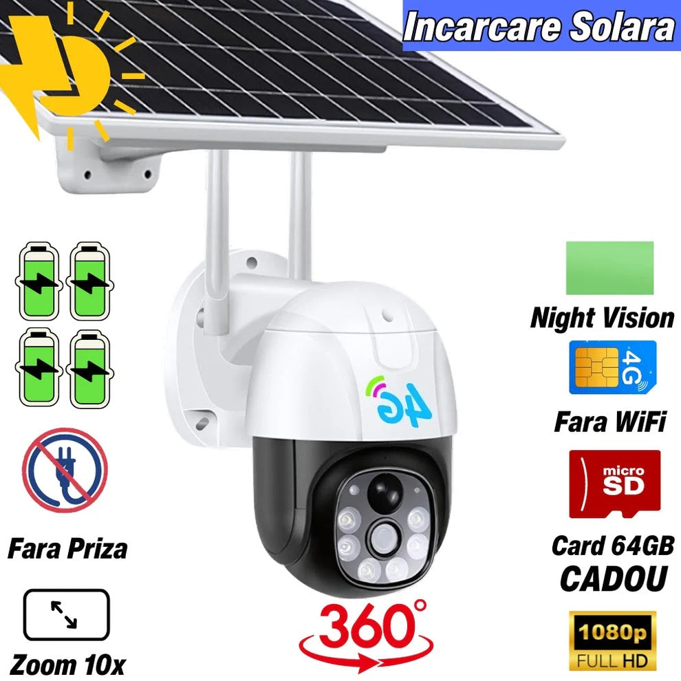 CAMERA LENSO SIMPLA 4G + CARD 64GB Glorio