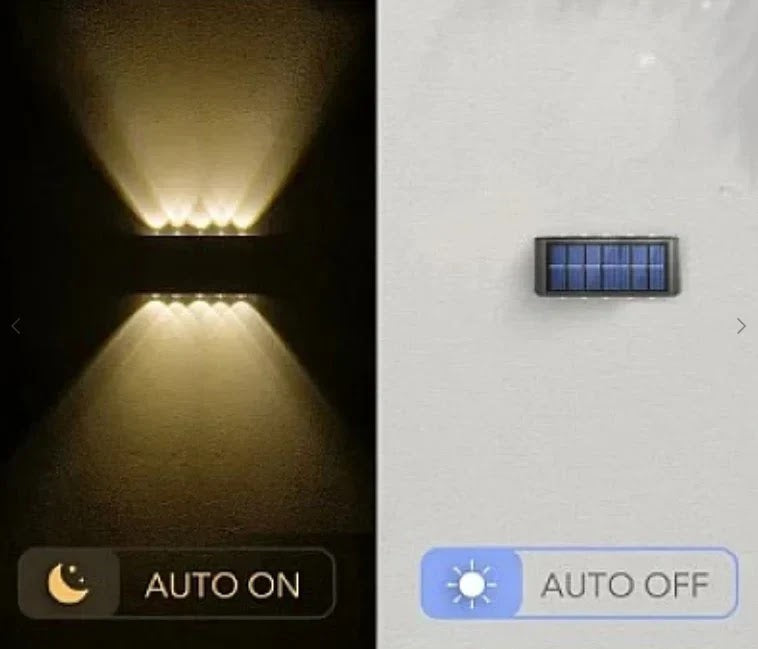 SET 8 LAMPI BIDIRECTIONALE 12 LED Glorio