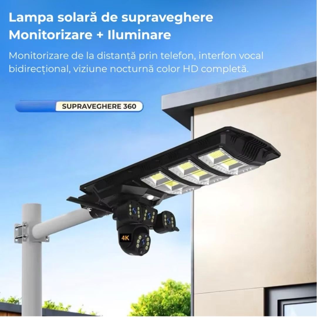 LAMPA SOLARA CU CAMERA V2 Glorio
