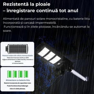 LAMPA SOLARA CU CAMERA V2 Glorio