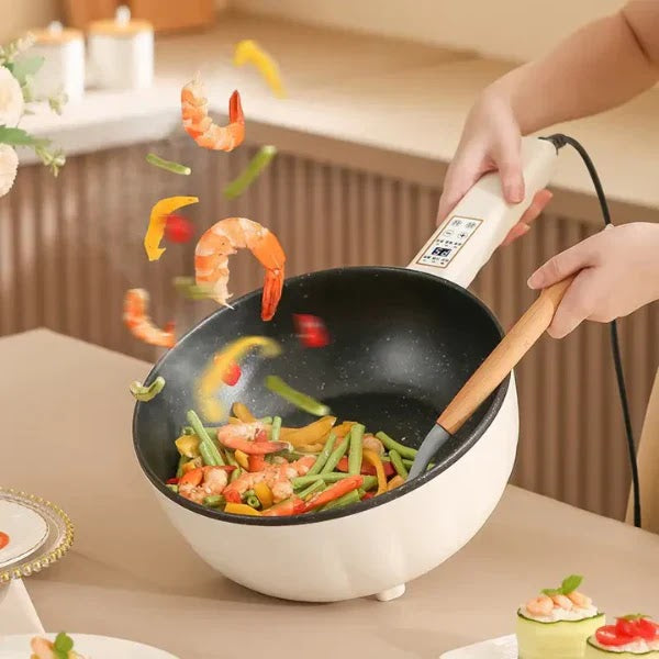 Tigaie electrica 26cm, inteligenta, multifunctionala 3L Glorio