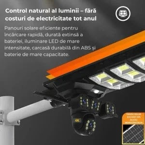 LAMPA SOLARA CU CAMERA V2 Glorio