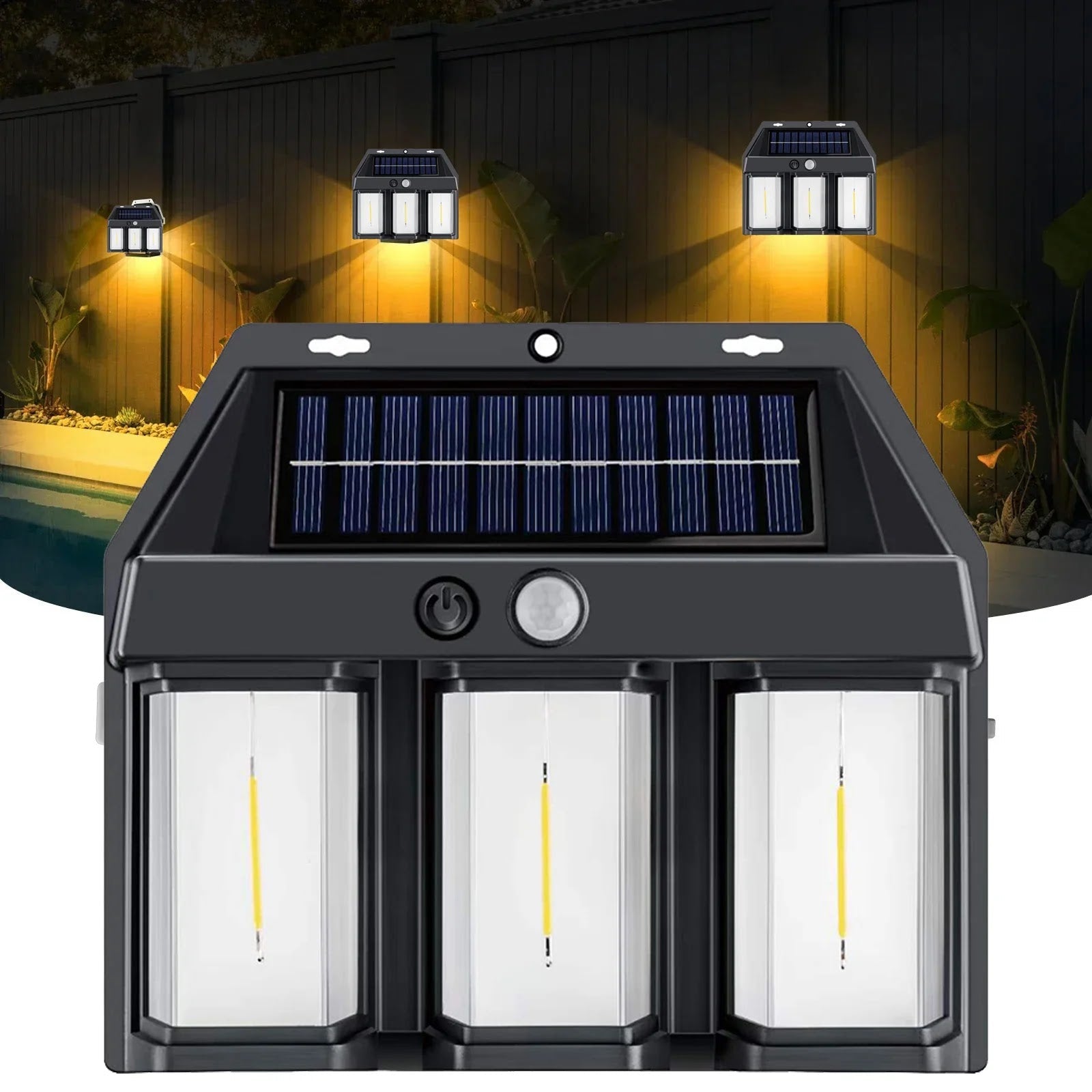 FELINAR SOLAR CU 3 LED-URI Glorio