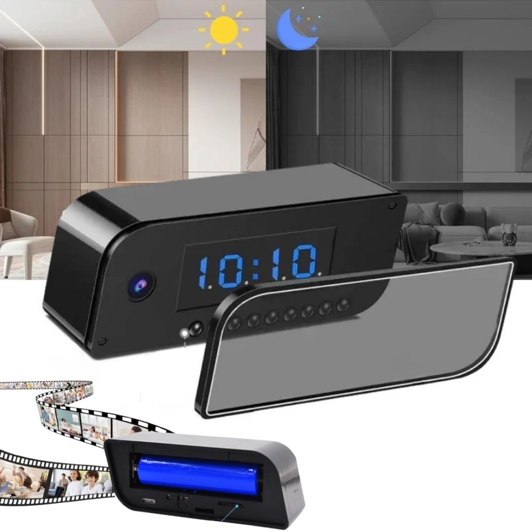 Camera WI-FI ascunsa in ceas desteptator Glorio