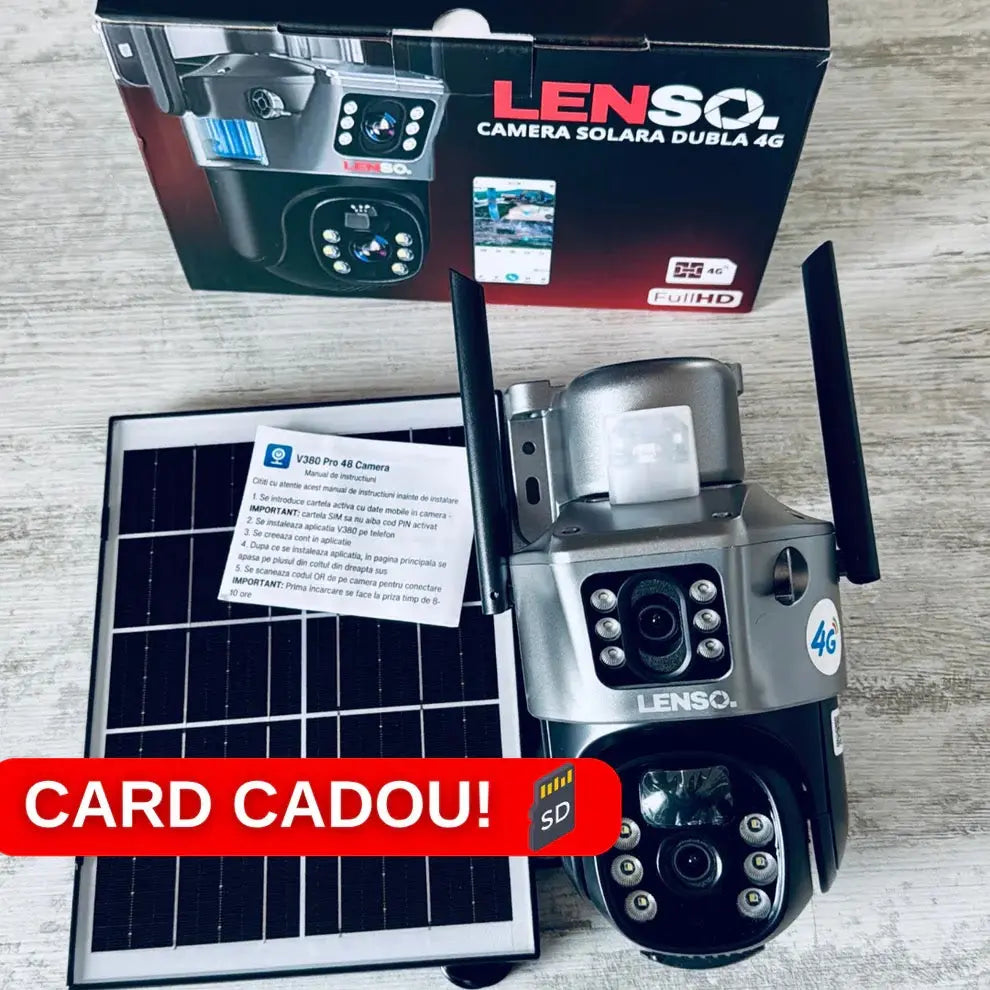 CAMERA LENSO DUBLA CU CARD Glorio