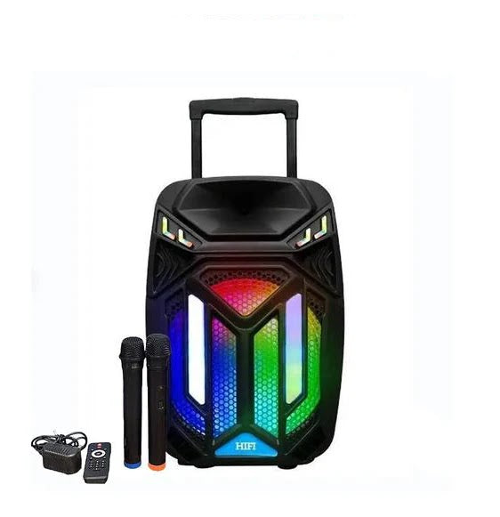 Boxa SUPER-BASS Portabila Bluetooth Activa Karaoke Cu Doua Microfoane Glorio