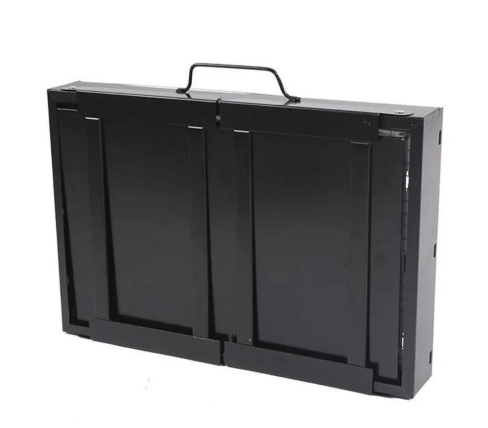 Gratar portabil si pliabil pentru carbuni – din inox, compact, ideal pentru camping si picnic Glorio