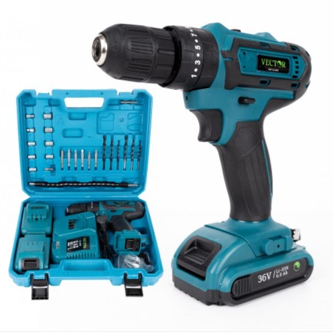 TRUSA BORMASINA CU 33 DE ACCESORII 2 BATERII 48V Glorio