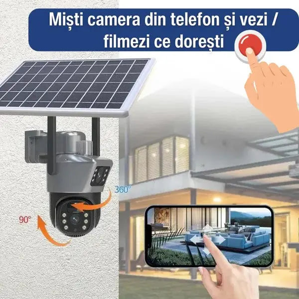 CAMERA LENSO DUBLA CU CARD Glorio