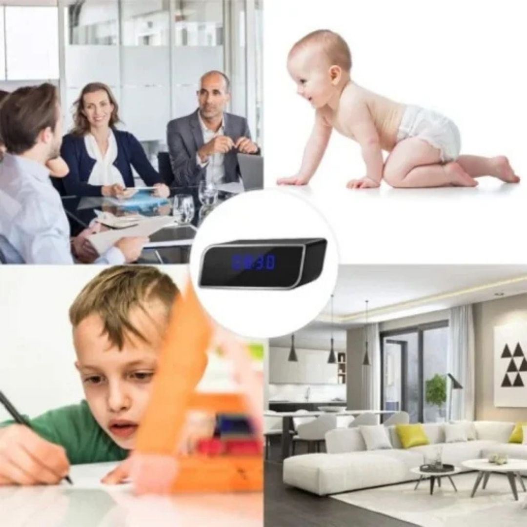 Camera WI-FI ascunsa in ceas desteptator Glorio