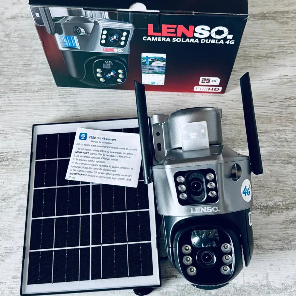 CAMERA LENSO DUBLA 4G+CARD 64GB Glorio