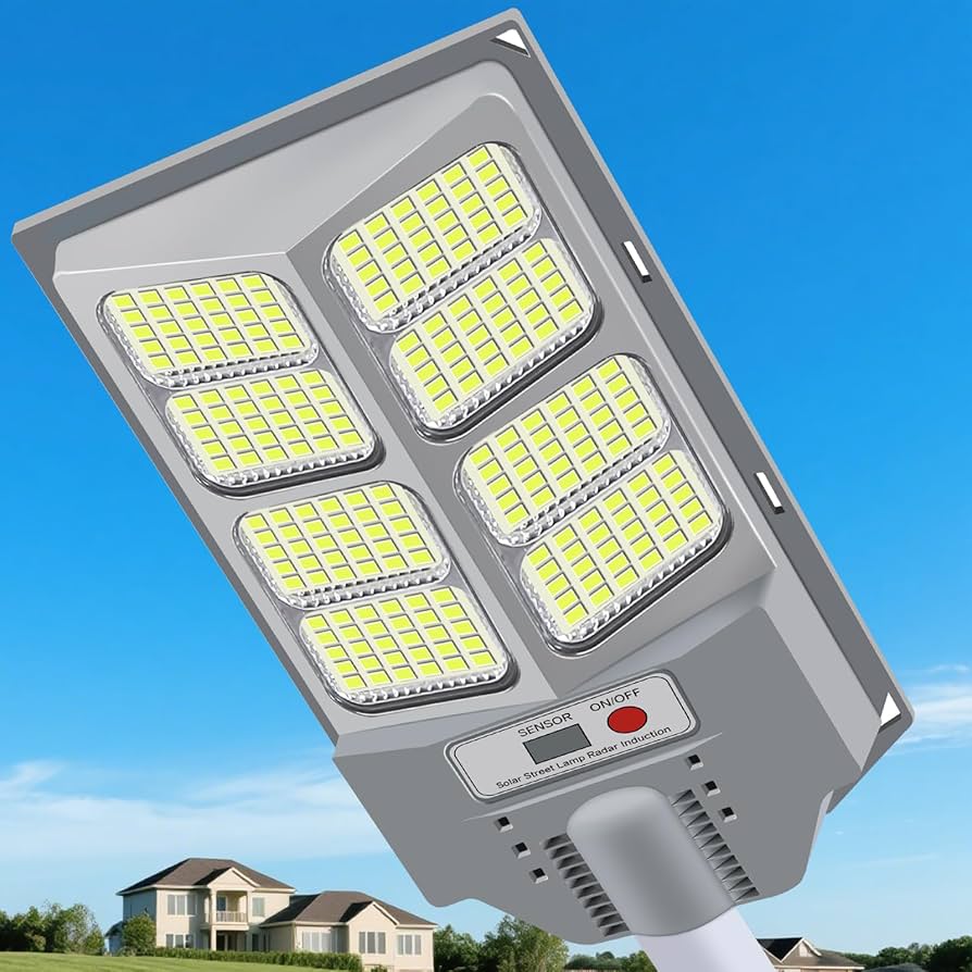 Lampa Solară 800W Stradală  cu Telecomanda Glorio