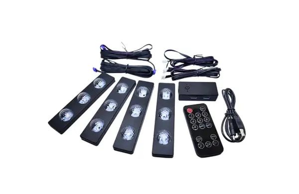 Lumini LED pentru interiorul auto DiscoDots Doimeseriasi.ro