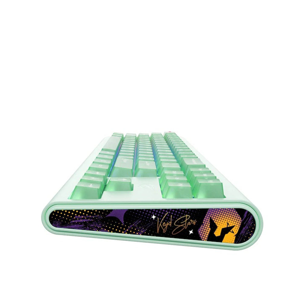 Havit - Gaming Keyboard (KB896L) - USB-C, with RGB Lights, 71 Keys, 1.2m, 350mA, 5V - Green Glorio