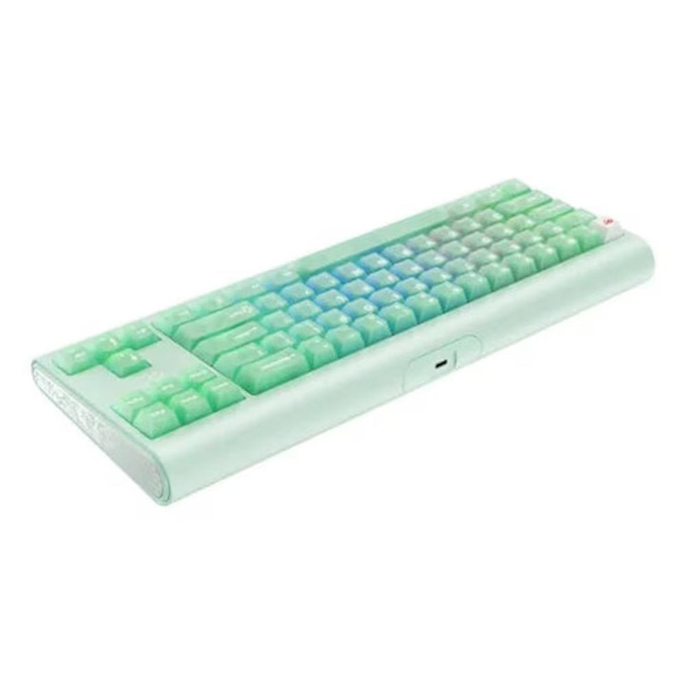 Havit - Gaming Keyboard (KB896L) - USB-C, with RGB Lights, 71 Keys, 1.2m, 350mA, 5V - Green Glorio