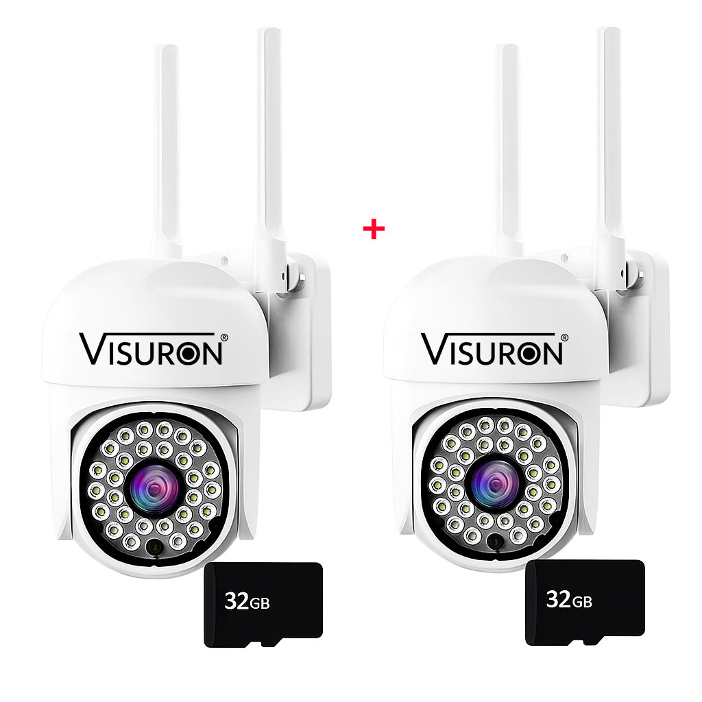 Cameră de Supraveghere Visuron® 3Mp de Exterior Wifi + Card 32GB Cadou Glorio