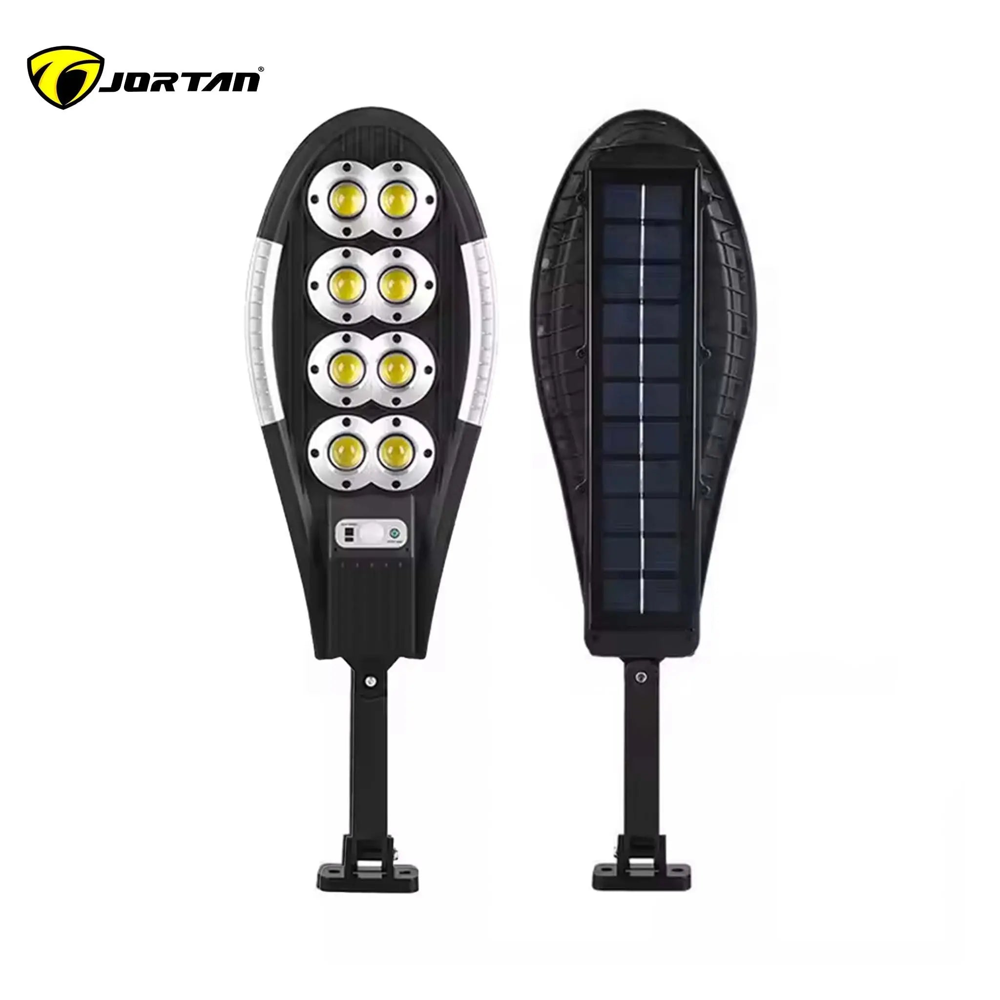 Pachet 4x Lampa Solara Jortan 8 Celule 200COB LED Circular IP67 Senzor de Miscare Glorio