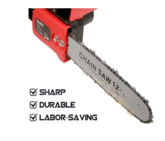 Drujba Electrica, Cu 2 x Lama 31 cm (12 INCH), 2 x Lant, 1 x Acumulator 48 V, Geanta De Transport CADOU Doimeseriasi.ro