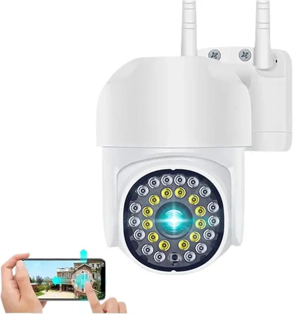 Set 2 Camere De Supraveghere Jortan JT8161QJ, Cu Senzor de Miscare, Conexiune Wifi, Vizualizare Live Pe Telefon + 2 Carduri 64 GB CADOU Doimeseriasi.ro