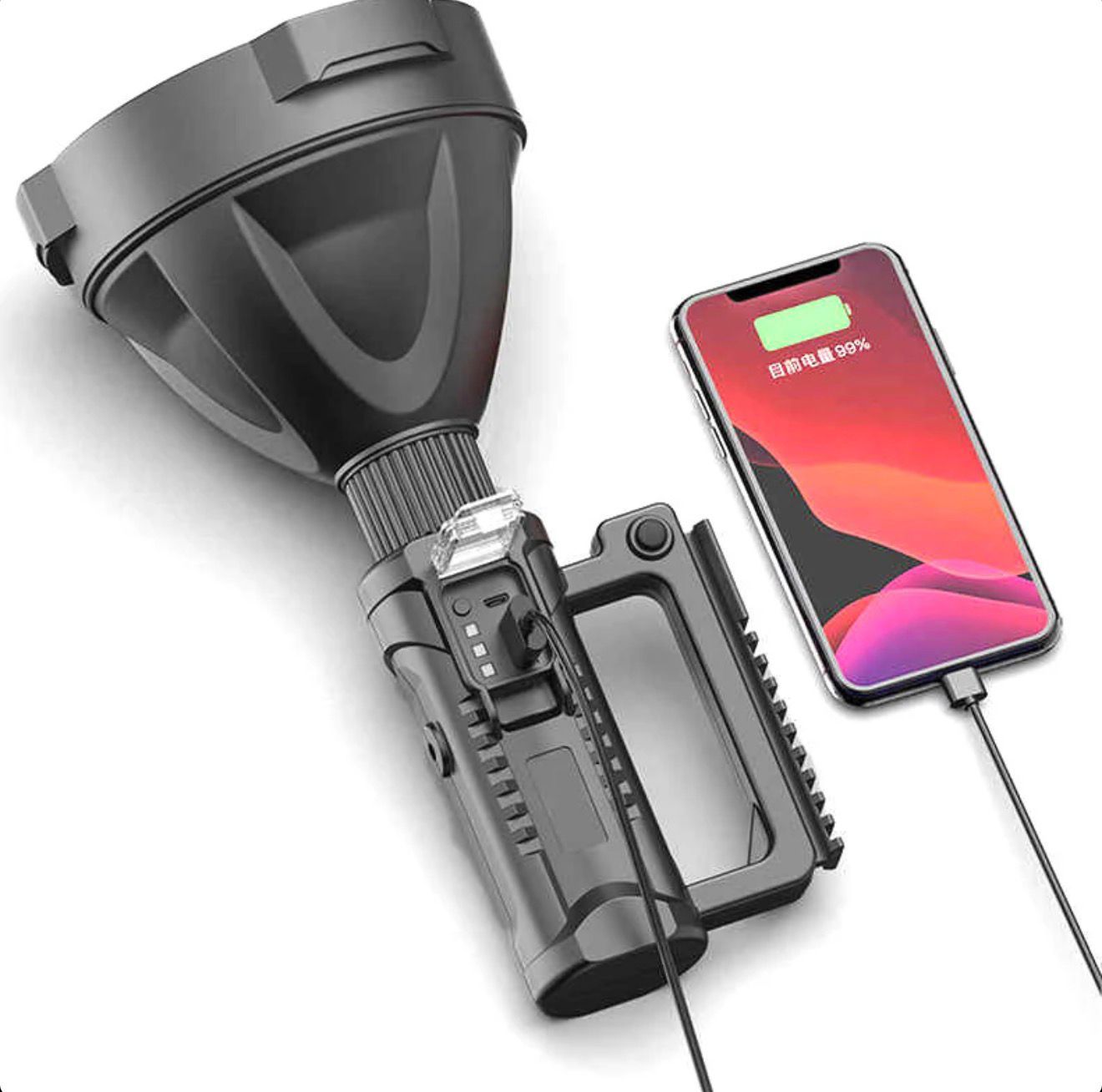 Lanterna LED Puternica 10W, PRO LIGHT 4, Baterie 1200mAh Neamtul.ro
