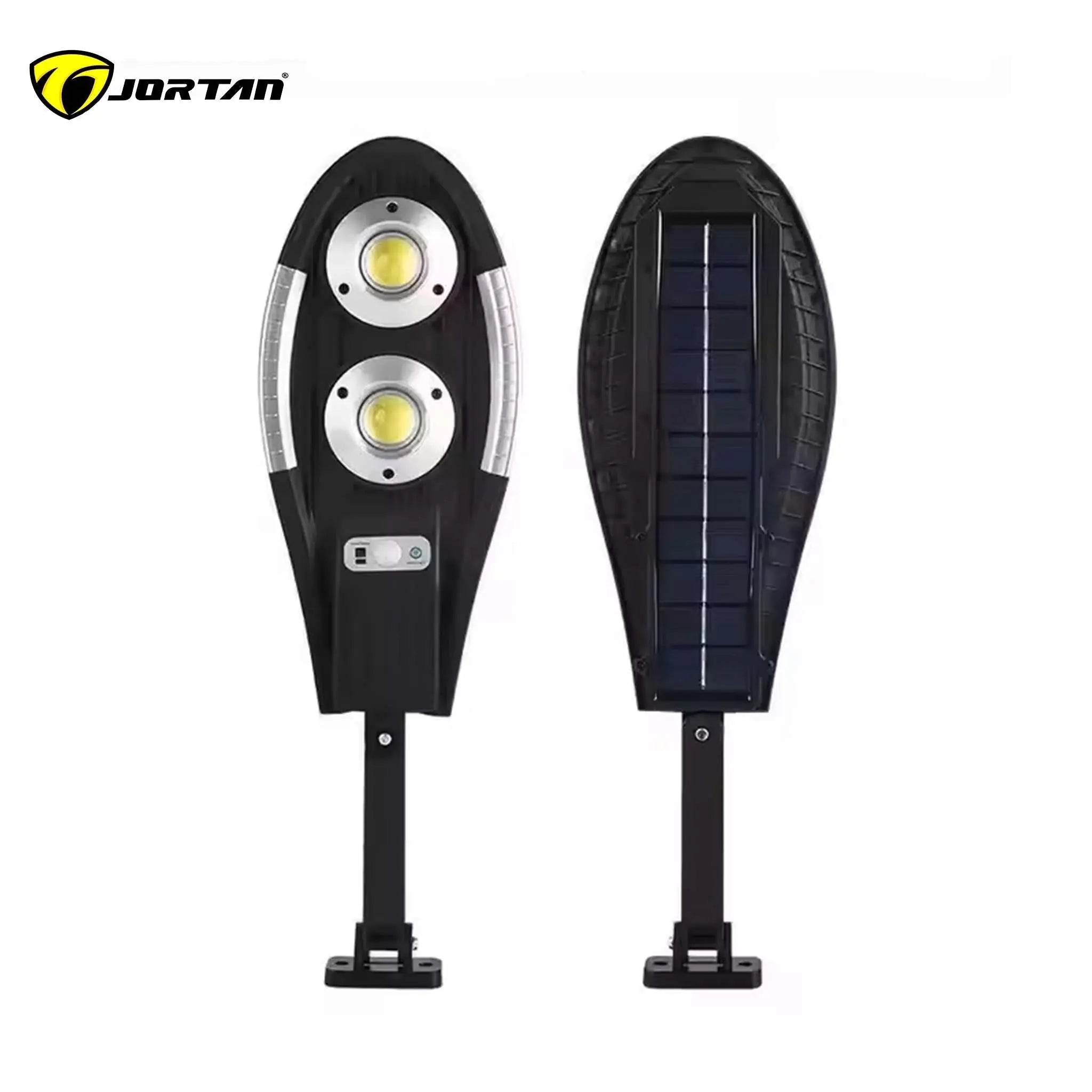 Pachet 4x Lampa Solara Jortan 2 Celule 60COB LED Circular IP67 Senzor de Miscare Glorio