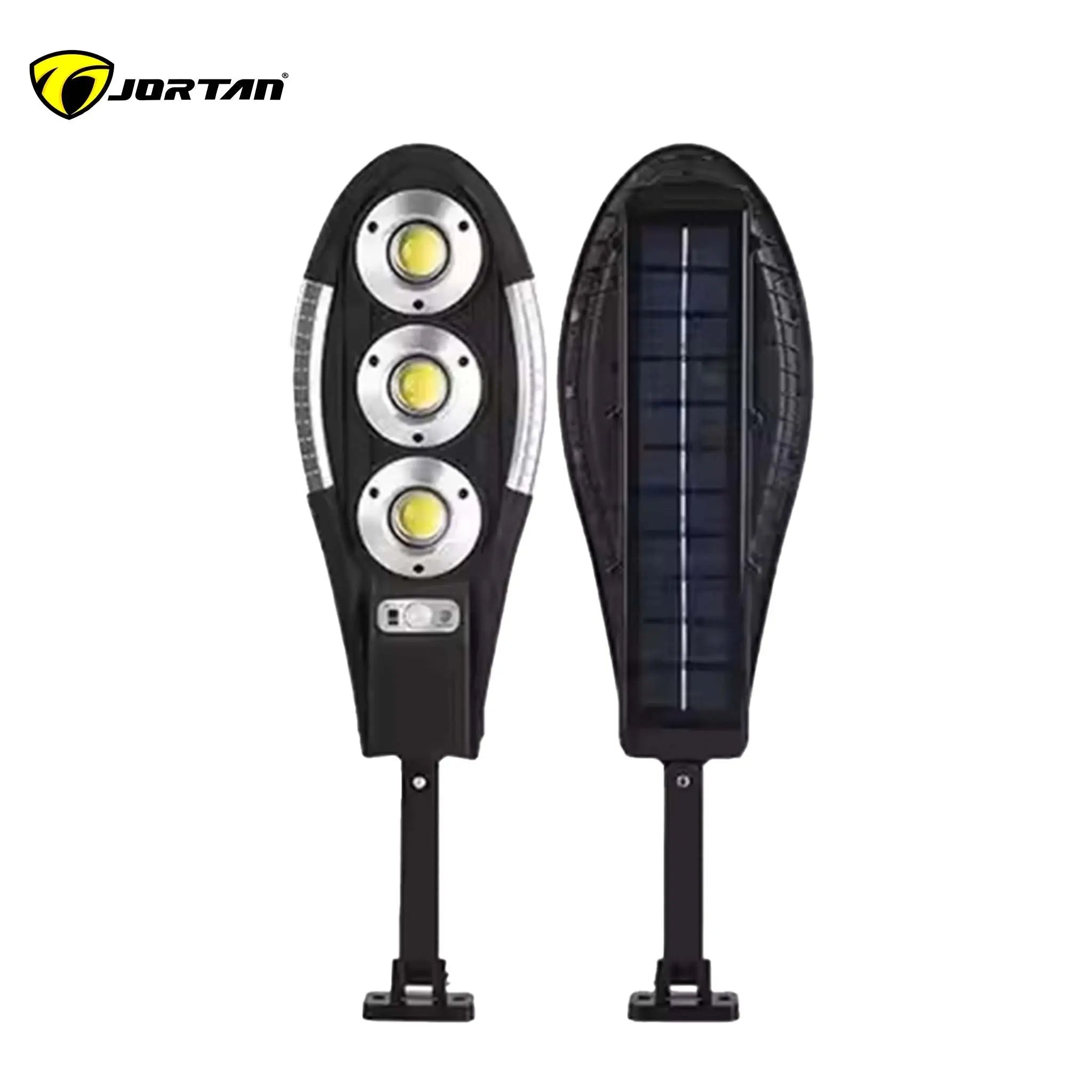 Pachet 4x Lampa Solara Jortan 3 Celule 90COB LED Circular IP67 Senzor de Miscare Glorio