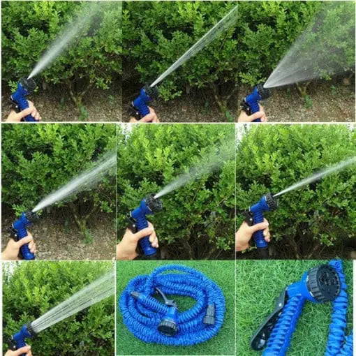 PACHET PROMO: 1+1 GRATIS - Furtun Extensibil WOW HOLE pana la 40m + PISTOL DE STROPIT cadou Doimeseriasi.ro