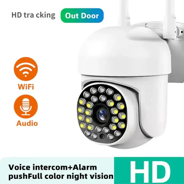Set 4 Camere De Supraveghere Jortan JT8161QJ, Cu Senzor de Miscare, Conexiune Wifi, Vizualizare Live Pe Telefon + 4 Carduri 32 /64 GB CADOU Doimeseriasi.ro
