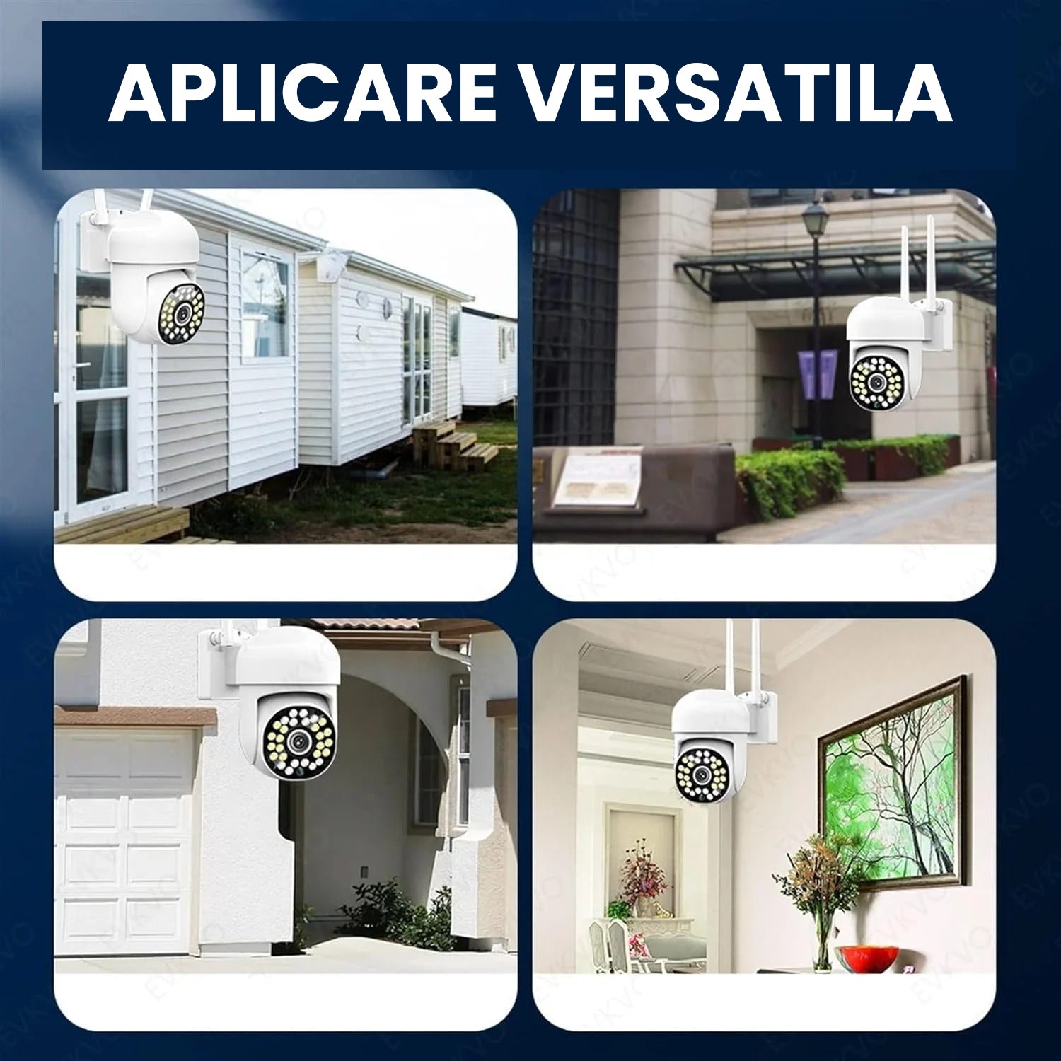 Cameră de Supraveghere Visuron® 3Mp de Exterior Wifi + Card 32GB Cadou Glorio