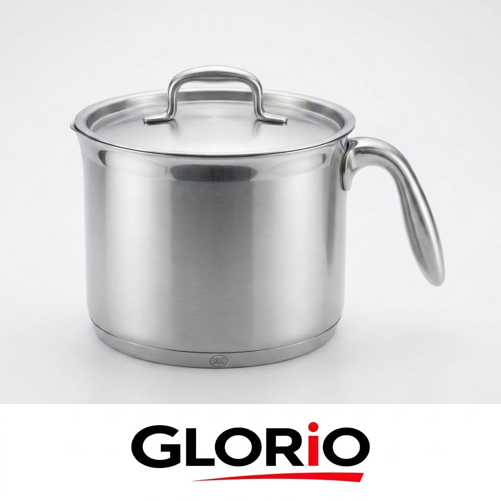 Oala pentru Lapte 8L Inox - unghi 2