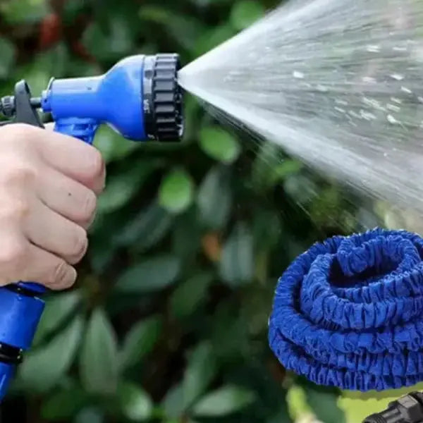 Furtun Extensibil SUPER GARDEN pana la 60m + PISTOL DE STROPIT cadou Glorio.ro