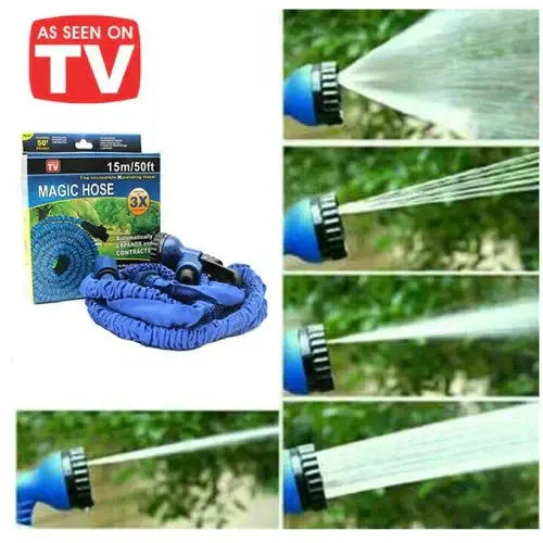 Furtun Extensibil SUPER GARDEN pana la 60m + PISTOL DE STROPIT cadou Glorio.ro