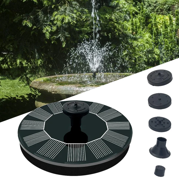 1+1 GRATIS: Fantana Arteziana Solara Pentru Gradina, Panou Solar Incorporat, 4 Moduri De Pulvelizare Neamtul.ro