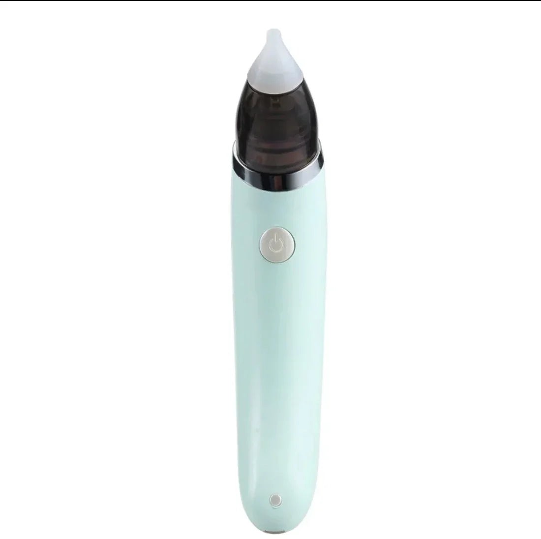 Electric Nasal Aspirator, For Children, With 2 Silicone Tips, 5 Power Levels and USB Cable, Green