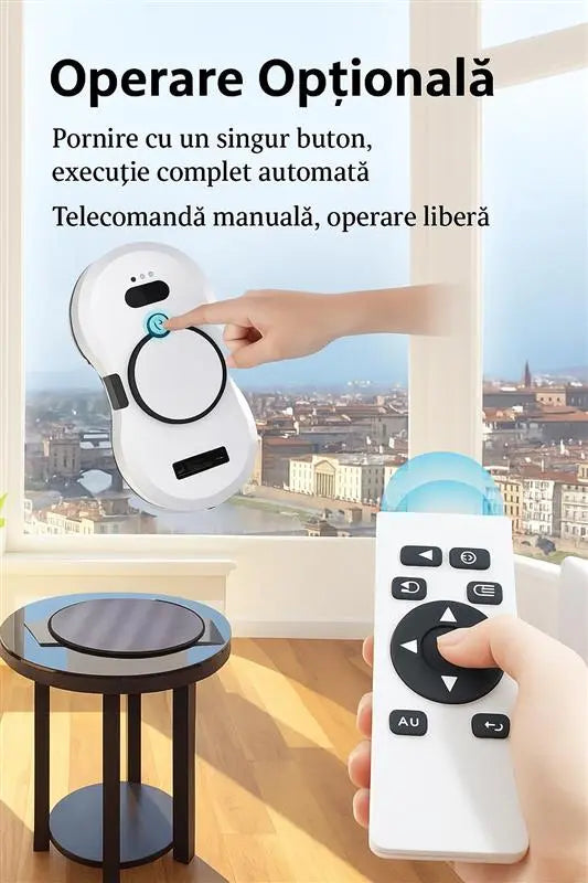 Robot De Curatare Geamuri Cu Pulverizare Automata Si Putere De Aspiratie Extra Neamtul.ro