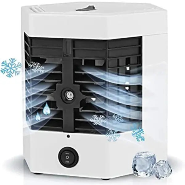 Mini Aer-Conditionat Portabil, 2 Moduri De Functionare, Putere 10W, Incarcare USB Doimeseriasi.ro